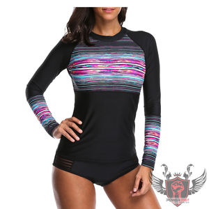 Camiseta de Compresión de Manga Larga para Mujer, Transpirable, con Logotipo Frontal Sublimado, Ajuste Ceñido y Duradero, para Entrenamiento y Fitness - Product Image 3