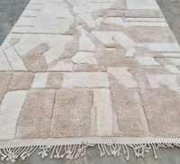 Tapis en laine marocaine fait main Soft Beni Mrirt, tapis marocain tissé à la main, tapis fait main pour salon, OEM