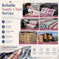 Service OEM/ODM de tissu satiné imprimé sur mesure pour chemises, foulards et textiles de maison avec faible MOQ