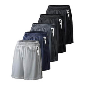 เสื้อผ้าแนวสตรีทของผู้ชายที่มีสไตล์กางเกงขาสั้นผ้าฝ้ายแบบมีเชือกผูกสำหรับฤดูร้อนกางเกงวอร์มลำลองทรงหลวมสำหรับผู้ชายดูทันสมัย - Product Image 1