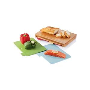 Set di 4 Taglieri Personalizzati in PP e Bambù, Blocchi da Taglio Premium - Product Image 1