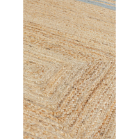 Seagrass Jute Flat Weave Abstract Living Room Carpet Welcome Matte Multi-Color Unique Latest Arrival Natural Jute Rug India