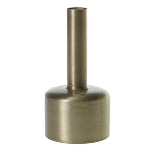 Jarrones de Flores Cuadrados Modernos de Aluminio Cromado de Alta Calidad A.H Decorative Export 5821-L para la Mesa del Comedor - Product Image 1