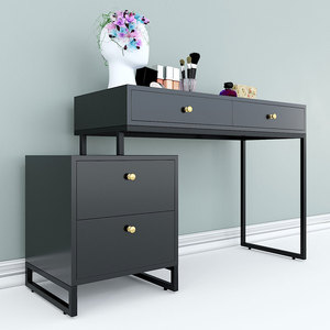 Commode moderne en métal avec 4 tiroirs et un meuble supérieur pour la maison BTD68049 - Product Image 1