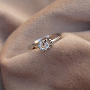 Anillo Delicado de Plata de Ley 925 para Mujer, con Engaste Minimalista y Circonitas, para Regalos de Boda, Compromiso y Aniversario - Product Image 3