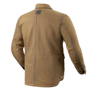 Veste en jean chaude d'hiver personnalisée, veste en jean à boutons entièrement couverte pour hommes pour la course de moto - Product Image 2