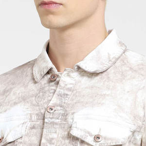 Chaqueta de Mezclilla para Hombre, 100% Algodón, Estilo Único, Informal, para Venta en Línea, Diseño Personalizado, Tallas Grandes - Product Image 4