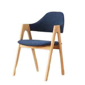 Silla de Comedor de Madera Maciza de Alta Calidad con Cojines Tapizados en Tela, Diseño Moderno, Grado Comercial para Sala de Estar y Restaurante - Product Image 4