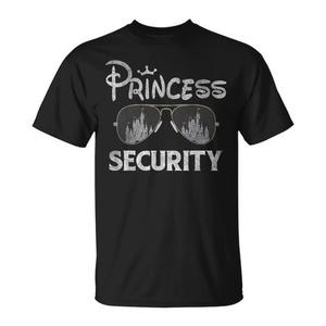 T-shirt promozionale Princess Security Protection Family Birthday con design unico - Product Image 1
