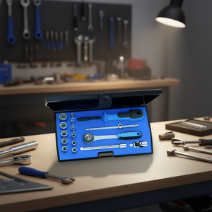 Jeu de douilles Gedore 1/4'' avec profil UD métrique, kit de 17 pièces - Product Image 3