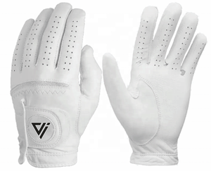 Guantes de Golf de Cuero Genuino Hechos a Medida para Hombre, Servicio OEM, Duraderos, de Primera Calidad, Bajo Precio, Deportivos, con Correa Ajustable para la Muñeca y Gancho - Product Image 5