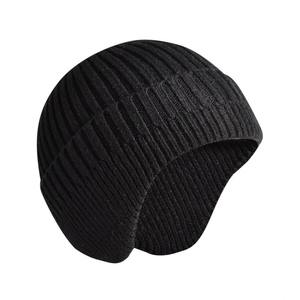 Wholesale High Quality Winter Warm Beanies Caps New Arrival Custom Logo OEM Beanie Cap Metal Buckle Casual Fashion <b>Accessory</b> - Product Image 3