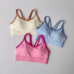 Fitness Gym Sport Bra 2025 Nueva llegada Mujeres Fitness Sport Yoga Bra Pakistan Made Sports Fitness Bra - Product Image 3