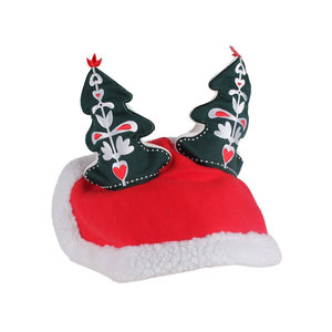 Hermoso estilo brillante para Navidad Spirit Horse Ear Bonnet Aspecto elegante para competiciones de vacaciones Horse Ear Bonnet - Product Image 4