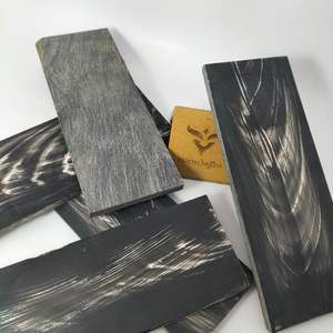 Écailles de corne de buffle ajustables faites à la main, forme rectangulaire, Rani Industries RI346 - Product Image 2