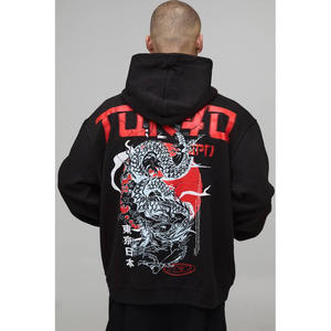 Sudaderas con Capucha de Invierno para Hombre de Alta Calidad, Estilo Urbano, Ecológicas, Resistentes al Viento, con Logotipo Bordado Personalizado, Tinte Liso, Felpa - Product Image 1