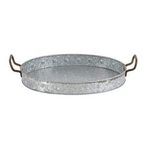 Bandeja para servir alimentos Diseño moderno Mesa hecha a mano Galvanizado Platos para servir alimentos de postre de gran tamaño para una cena elegante - Product Image 1