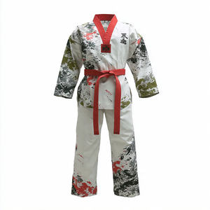 OEM Camo Printed Judo Karate Uniform Custom Twill Karate Suit Boxing <b>Trainer</b> Taekwondo Uniforms - Product Image 2