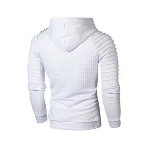 Jersey Sudaderas con capucha de algodón personalizadas Sudaderas con capucha para hombre Estampado de tela de punto con capucha - Product Image 6