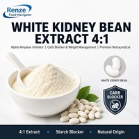 Extrait de haricot blanc 4:1, poudre inhibitrice d'alpha-amylase, bloquant de phaseolamine pour la gestion du poids