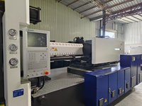 Machine de moulage par injection horizontale 2024, presque neuve, d'occasion, avec pompe hydraulique de 8000 kN de force de serrage, servomoteur et PLC d'origine