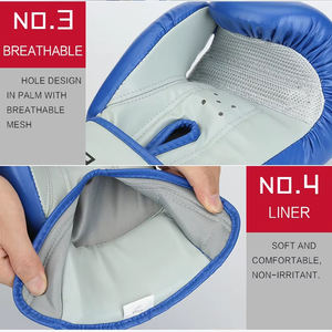 Venta al por mayor de guantes de boxeo personalizados de alta calidad al por mayor precio ganador Prmium equipo de gimnasio de alta calidad guantes de boxeo deportivos - Product Image 4