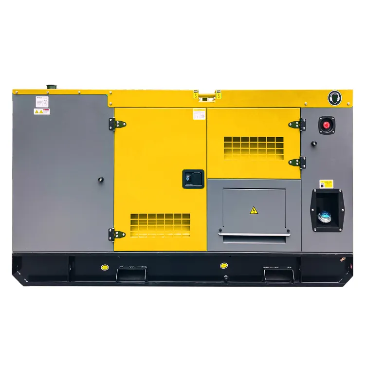 60kva soundproof diesel generator 60kva electric genset price powered by Per kins engine leroy somer ABB chint control