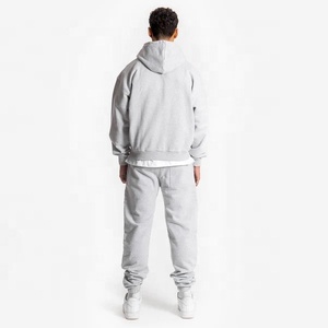 OEM personnalisé 2024 hiver tendance coton lourd hommes sweat à capuche qualité brodé surdimensionné polaire imprimé avec logo personnalisé - Product Image 2