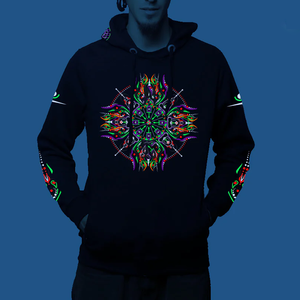 เสื้อฮู้ดพิมพ์ลาย UV ทุกรุ่นพร้อมฮู้ดหูรูดและกระเป๋าจิงโจ้สำหรับการสั่งซื้อตามสั่ง - Product Image 1