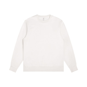 Sudadera con capucha de cuello redondo de gran tamaño de lana unisex personalizada Sudaderas con capucha de color sólido de hombro suelto americano - Product Image 4