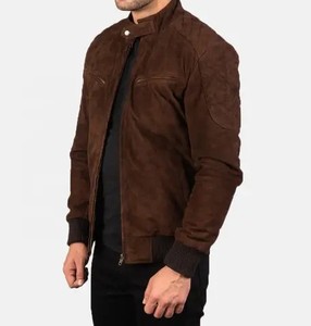 Blouson en cuir pour homme, fait main, haute qualité, sur mesure, style motard, respirant, noir, en cuir véritable, hiver, 380 GSM, OEM - Product Image 3