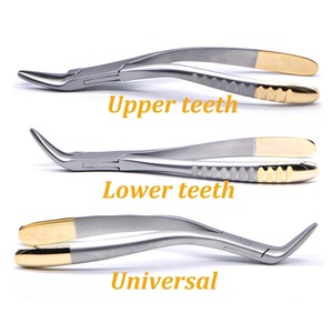 Pinzas Dentales para Extracción de Dientes, Fórceps Curvos para Dientes Maxilares y Mandibulares, Alicates Universales para Odontología - Product Image 4