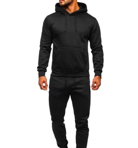 Chándal con capucha para hombre, conjuntos de chándal, trajes para hombre, suéter de otoño e invierno, chándal con capucha para hombre, algodón 100% - Product Image 1
