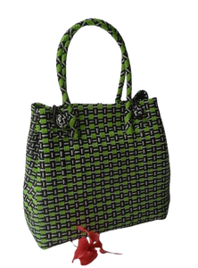 Bolsos ecológicos para mujer de la mejor calidad, moderno y moderno tejido de paja de plástico reciclado, elegante bolso de nuevo estilo - Product Image 4
