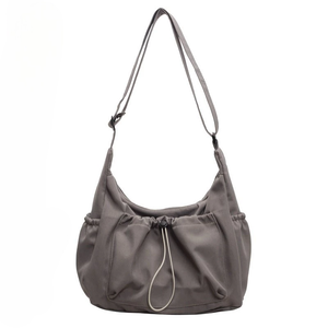 Petit sac à main unisexe, sac à bandoulière pour femme, sac pour documents, mignon, simple, léger, fermeture éclair, tissu imperméable, fabriqué au Vietnam - Product Image 3