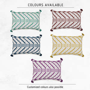 Meilleure qualité taille personnalisée imprimé Design moderne housses de coussin décoratifs en coton pour la maison hôtel utilisation à un prix du marché raisonnable - Product Image 6