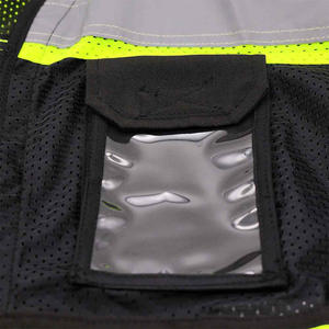 Gran oferta, chaleco de seguridad reflectante, ropa de trabajo Unisex para hombre, chaleco reflectante sin mangas, chaleco de seguridad de alta visibilidad de Color personalizado - Product Image 6