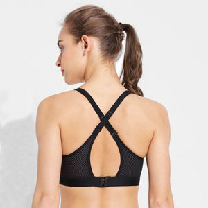 Women's Lightweight High Support Seamless <b>Sports</b> <b>Bra</b> Custom Logo Printing Breathable Summer Gym Fitness Wear - Product Image 5