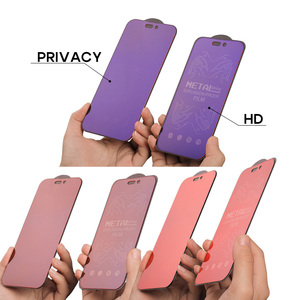 Protection d'écran de téléphone portable anti-espionnage de couleur or <span class=keywords><strong>super</strong></span> cool, verre céramique de confidentialité doré pour iPhone 13 Pro Max, accessoire de téléphone - Product Image 6