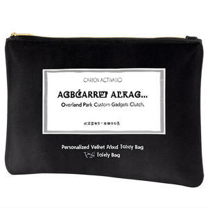 Borsa da Toilette Personalizzata in Velluto Overland Park, Pochette per Gadget Personalizzati - Product Image 3