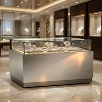 Vitrine de luxe pour bijoux, présentoir en verre pour bijouterie, comptoir de vente au détail