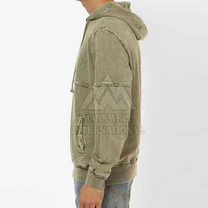 Sudaderas con Lavado Ácido de Secado Rápido y Transpirables, Impresión de Logotipo Personalizada, Sudaderas Básicas para Hombre de Alta Calidad con Lavado Ácido - Product Image 4