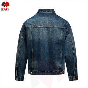 Veste en jean pour homme de haute qualité, conception personnalisée OEM et ODM disponible, fermeture à boutons, style décontracté pour tous les jours - Product Image 4