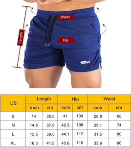 กางเกงขาสั้นผ้าฝ้ายผู้ชายสำหรับออกกำลังกายผ้าทนทานใส่ได้พอดีกับกระเป๋าทรงลึกเอวยางยืดที่สร้างขึ้นเพื่อการฝึกสตรีทและสวมใส่สบาย - Product Image 6