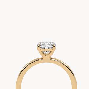 แหวนหมั้นชาร์ลส์ - แหวนเพชรทองคำ 14k เพชรเลี้ยงในห้องปฏิบัติการสำหรับผู้หญิง - Product Image 4