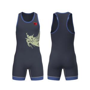 เสื้อกล้ามออกกำลังกายแขนกุดชุดนักมวยปล้ำระบายอากาศได้ดีสีพื้น - Product Image 3