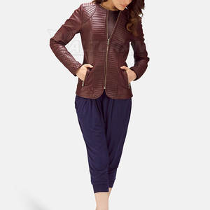 Chaqueta de Cuero para Mujer, Ropa de Moda de Temporada, Chaqueta de Cuero para Mujer, Prenda Exterior de Tacto Suave, Chaqueta de Cuero para Mujer - Product Image 4