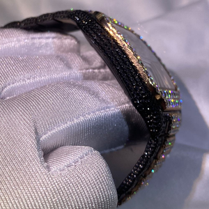 Reloj de Pulsera Deportivo Cuadrado de Acero Inoxidable Personalizado, Estilo Hip Hop, Dorado Blanco y Amarillo, Correa de 21 mm, Movimiento de Cuarzo ETA, Cristal - Product Image 5