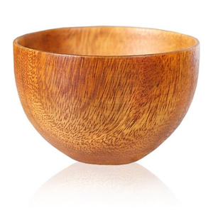 Bol en bois fait main de haute qualité avec couleur rose pour salade utilisations domestiques Bol à salade à la mode de qualité supérieure d'Inde - Product Image 4