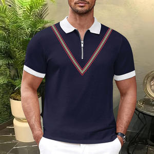 Alta calidad OEM bordado 88% poliéster 12% Spandex para hombre Slim Fit diseño sublimación personalizado Golf Polos - Product Image 2